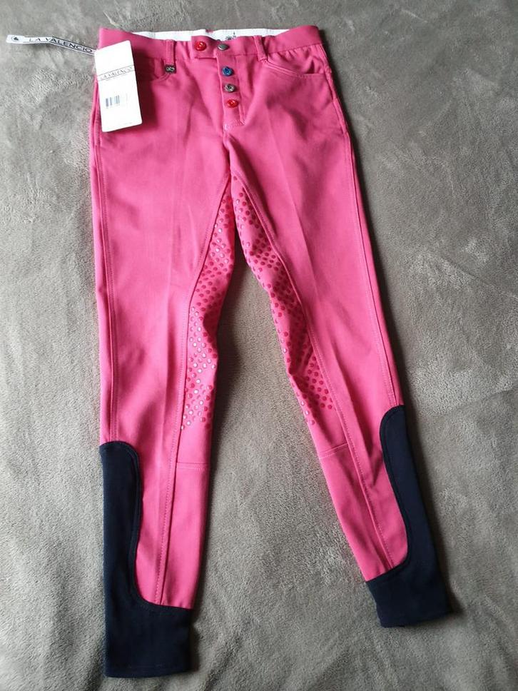 Nieuw La Valencio rijbroek, full seat siliconen, maat 176, Dieren en Toebehoren, Paardrijkleding, Nieuw, Onderkleding, Ophalen of Verzenden