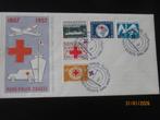 Nico Nederland FDC 31 Blanco Open Klep 1957, Ophalen of Verzenden, Onbeschreven, Nederland