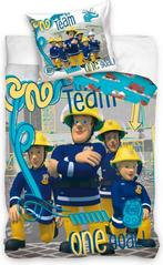 Brandweerman Sam Dekbedovertrek - 140 x 200 cm - Katoen, Overige kleuren, Dekbedovertrek, Nieuw, Ophalen of Verzenden