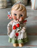 Schattig boerinnetje boerin beeldje tulpen beeld figuur, Verzamelen, Beelden en Beeldjes, Ophalen of Verzenden, Zo goed als nieuw