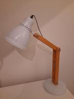 Witte bureau lamp, Minder dan 50 cm, Gebruikt, Ophalen