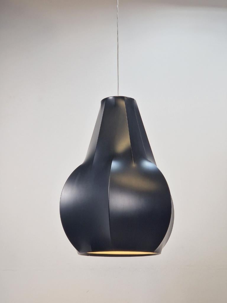 Xl moderne kundalini Cocoon hanglamp gina de-signum zwart, Modern design, Ophalen of Verzenden, N, Overige materialen
