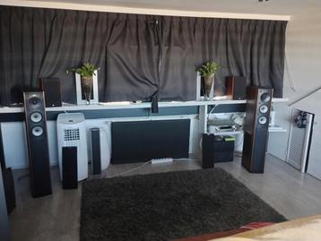 2 Jamo S626 speakers front 2 Jamo Sat90 surround Kef center beschikbaar voor biedingen