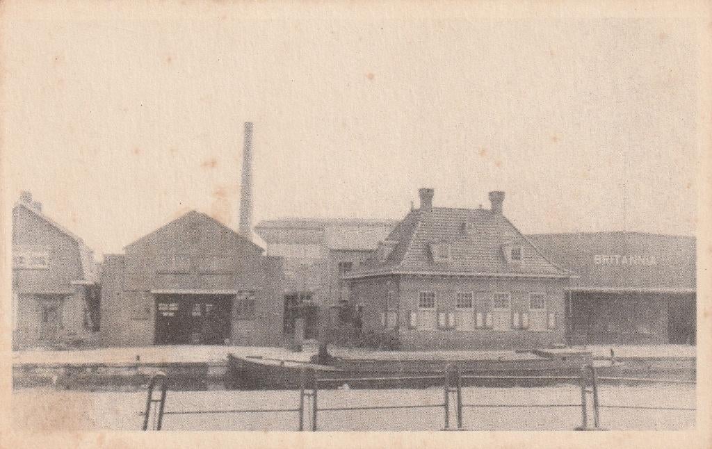 Oude Pekela    Strocarton fabriek Britannia, Ophalen of Verzenden, Voor 1920, Ongelopen, Groningen
