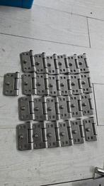 Partij Scharnieren - RVS, Ophalen of Verzenden, Zo goed als nieuw, Rvs, Scharnier