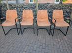 Set van 4 industriële eetkamerstoelen, Ophalen, Overige materialen, Gebruikt, Overige kleuren