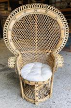 Rotanstoel, Huis en Inrichting, Stoelen, Ophalen, Bruin, Riet of Rotan, Zo goed als nieuw