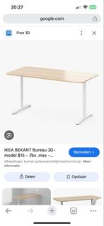 Ikea Bekant Bureau - Topconditie!, Ophalen, In hoogte verstelbaar, Zo goed als nieuw, Bureau