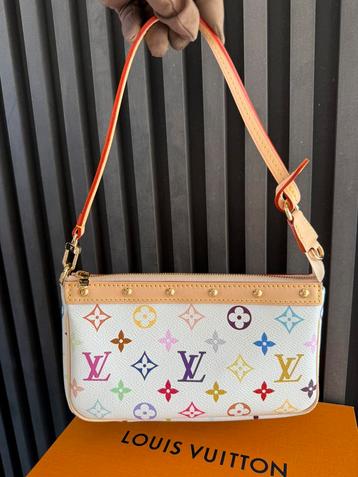 LOUIS VUITTON Limited Pochette Acces. Murakami White  NEW beschikbaar voor biedingen