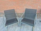 2 leuke tuinstoeltjes, Ophalen, Gebruikt, Kunststof, 2 zitplaatsen