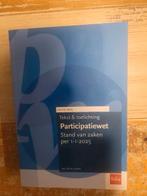 Participatiewet 2025 - Tekst & Toelichting, Drs. W.F.A. Eiselin, Nieuw, Ophalen of Verzenden, WO
