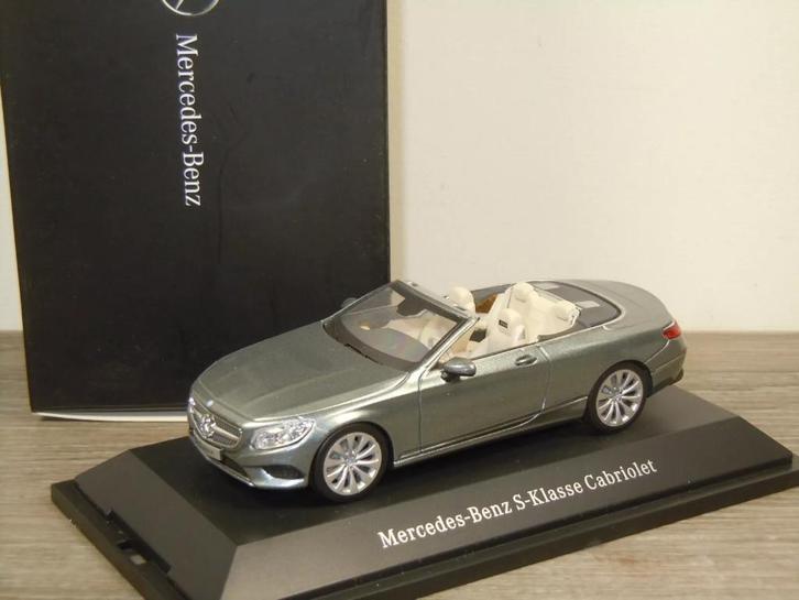 Mercedes S-Klasse Cabriolet - Kyosho 1:43, Hobby en Vrije tijd, Modelauto's | 1:43, Zo goed als nieuw, Auto, Kyosho, Verzenden