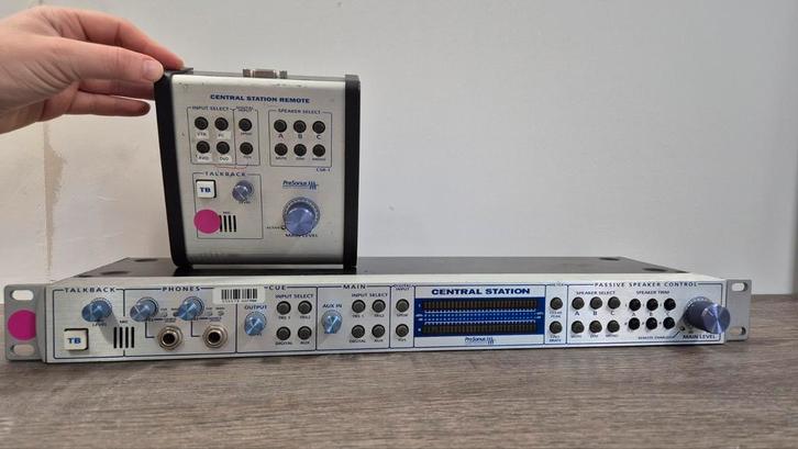 PreSonus Central Station met Remote, Audio, Tv en Foto, Luidsprekers, Gebruikt, Overige typen, Ophalen