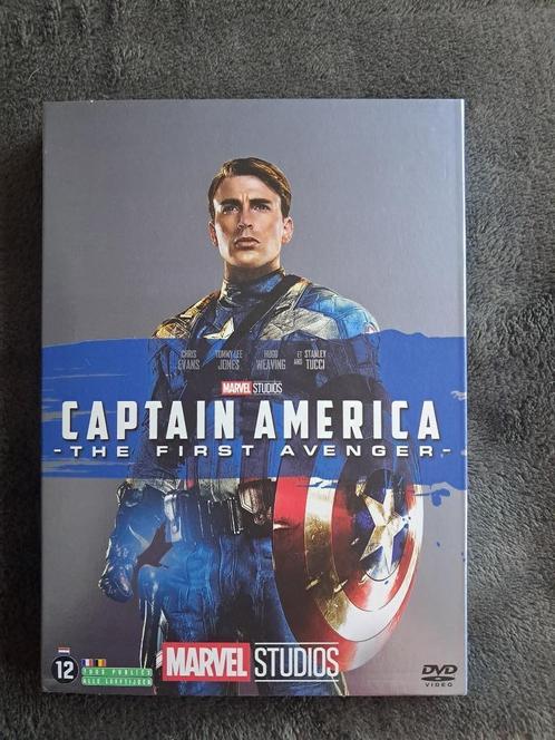 328, Dvd Verzameling : Marvel Captain America First Avenger, Cd's en Dvd's, Dvd's | Actie, Zo goed als nieuw, Actie, Vanaf 12 jaar