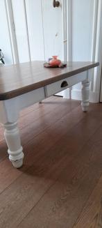 Nette landelijke brocante salontafel, Huis en Inrichting, Ophalen, Gebruikt, 100 tot 150 cm, 50 tot 100 cm