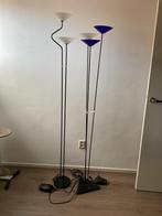 2 Vloerlampen, Huis en Inrichting, Lampen | Vloerlampen, Ophalen, Gebruikt, Glas, Jaren 80
