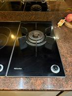 Miele KM 406 wokbrander gas, Witgoed en Apparatuur, Kookplaten, Gebruikt, 3 kookzones of minder, Ophalen of Verzenden, Inbouw