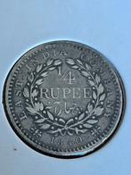 East India Company 1/4 rupee 1840, Postzegels en Munten, Munten | Azië, Ophalen of Verzenden, Zuid-Azië, Losse munt, Zilver