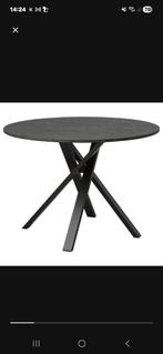 Ronde eettafel met zwart marmeren blad, Ophalen, Rond, Zo goed als nieuw, Modern