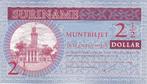 SURINAME MUNTBILJET 2½ DOLLAR UNC, Postzegels en Munten, Bankbiljetten | Nederland, Ophalen of Verzenden