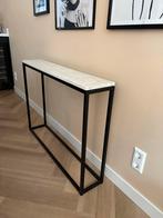 Marmeren Sidetable, Huis en Inrichting, Tafels | Sidetables, Ophalen, 100 tot 150 cm, Zo goed als nieuw, Minder dan 25 cm