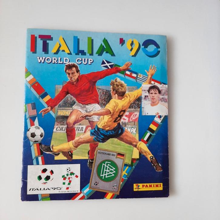ITALIA'90 PANINI met Maradona van Basten Romario Rijkaard, Verzamelen, Sportartikelen en Voetbal, Poster, Plaatje of Sticker, Buitenlandse clubs