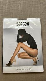 WOLFORD SATIN TOUCH 20 den. Black mt L, Zwart, Nieuw, Ophalen of Verzenden, Maat 44/46 (L)