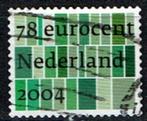 7  Nederland zegel uit 2004, Na 1940, Verzenden, Gestempeld