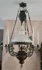 Antieke Olie Hanglamp, Antiek en Kunst, Antiek | Lampen, Ophalen