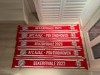 4x sjalen (Ajax vs PSV 30-4-2023 bekerfinale 2023), Ophalen of Verzenden, Nieuw, Ajax
