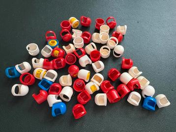 Partij lego classic space helmpjes beschikbaar voor biedingen