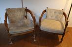 Georgetti design stoelen, Huis en Inrichting, Stoelen, Ophalen, Gebruikt, Twee, Bruin