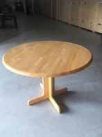 Vintage ronde eettafel doorsnede blad 105 cm., 100 tot 150 cm, Rond, Ophalen of Verzenden, Zo goed als nieuw