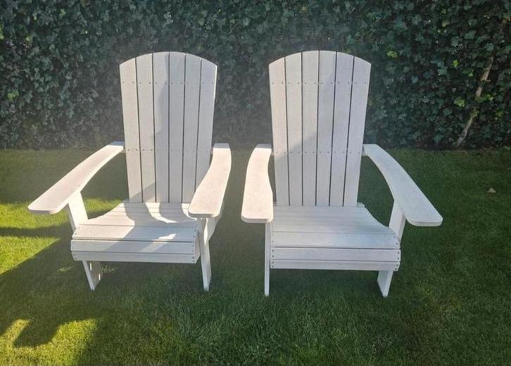 Canadian chair - Adirondack chair - model Belize, Tuin en Terras, Tuinstoelen, Gebruikt, Kunststof, Ophalen