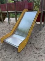 Rvs glijbaan breed. 1,3 m hoog, Ophalen of Verzenden, Zo goed als nieuw, Glijbaan