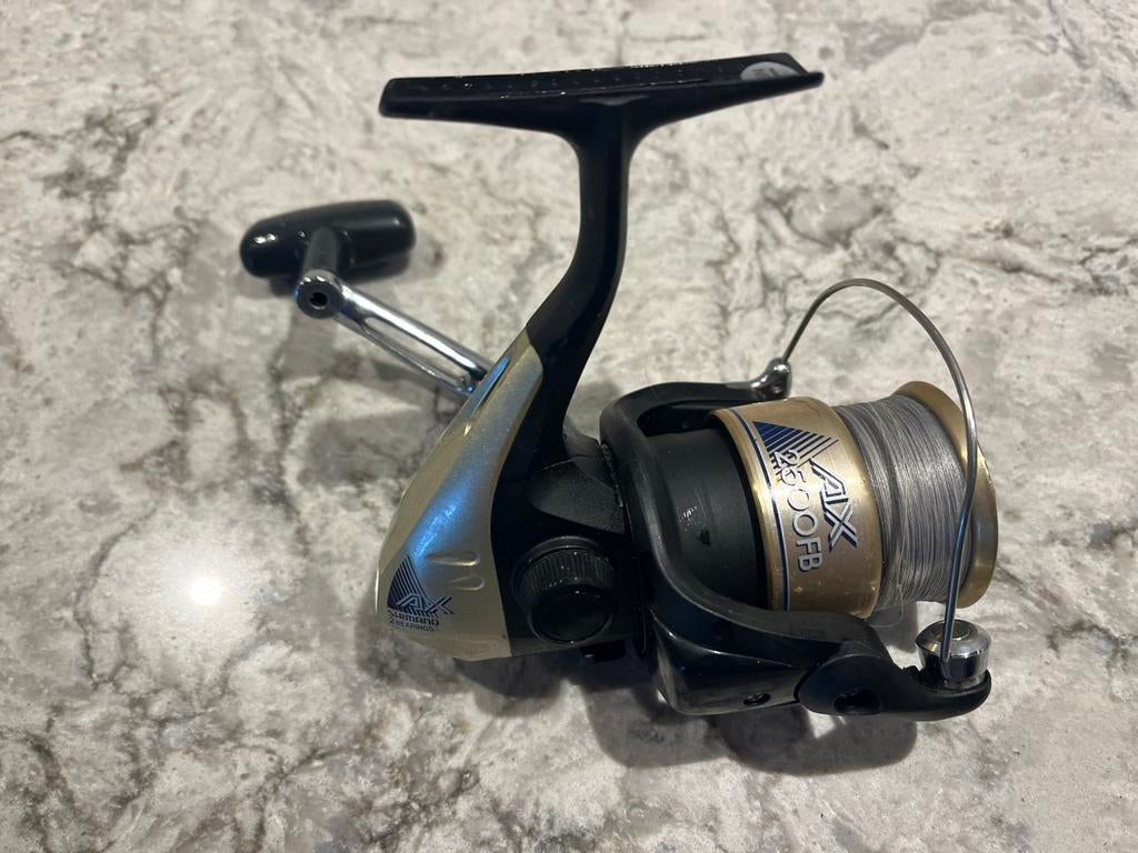 Shimano molen AX 2500 FB, Watersport en Boten, Hengelsport | Algemeen, Ophalen of Verzenden, Zo goed als nieuw, Molen