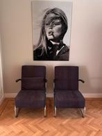 2 Gispen 405 - Dutch Originals, van der Stroom brothers, Huis en Inrichting, Fauteuils, Ophalen of Verzenden, Stof