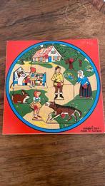 Insteekpuzzel Roodkapje Simplex Holland, 2 tot 4 jaar, Gebruikt, Ophalen of Verzenden, Van hout