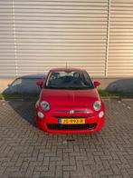 Fiat 500 Twinair Turbo 80pk 2016 Rood, Auto's, Voorwielaandrijving, Stof, Zwart, 905 kg