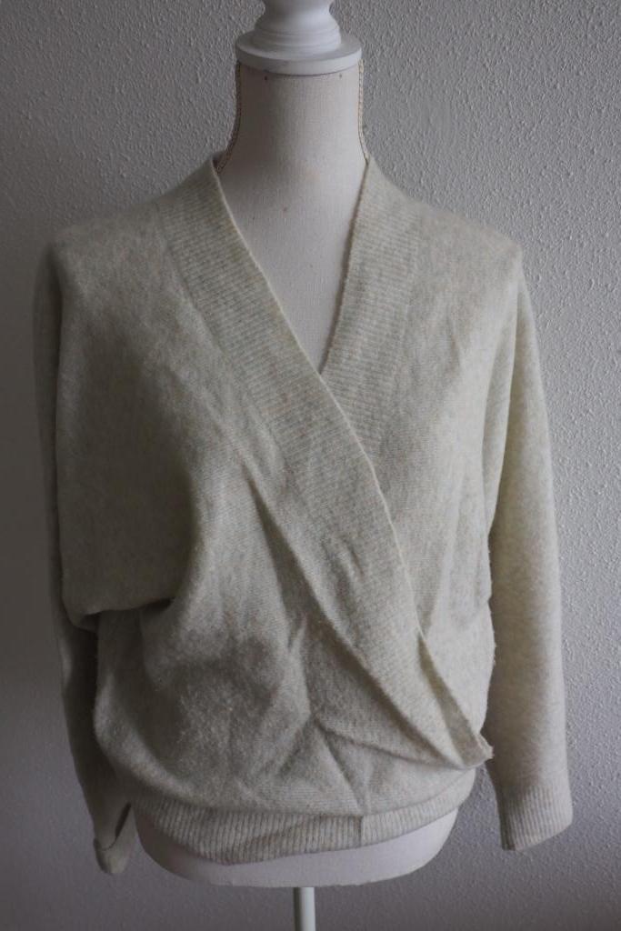 Minus overslag trui, Kleding | Dames, Truien en Vesten, Gedragen, Maat 36 (S), Groen, Ophalen of Verzenden