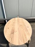 Ovale eettafel 180x100x3 verjongd eiken rustiek, 100 tot 150 cm, Eikenhout, Nieuw, 50 tot 100 cm