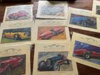 Kunst druk resp. tekening auto, Ophalen of Verzenden, Zo goed als nieuw, Voor 1940, Prent