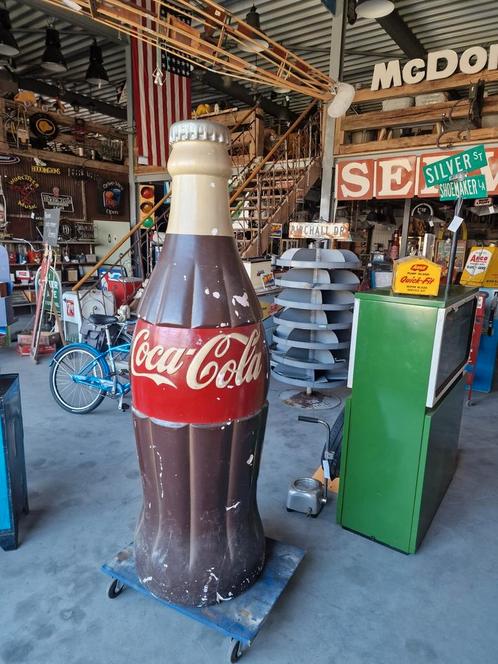 Coca-Cola fles 200cm hoog, Verzamelen, Merken en Reclamevoorwerpen, Gebruikt, Reclamebord, Ophalen