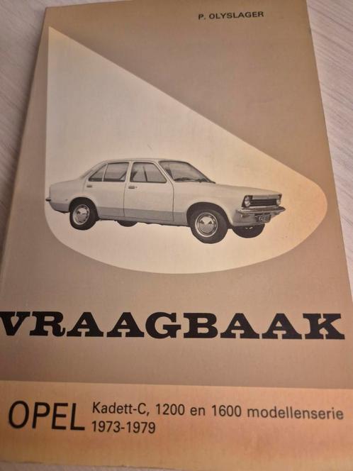 Vraagbaak Opel Kadett C óók luxe Kadett SR COUPÉ gehele bouw, Auto diversen, Handleidingen en Instructieboekjes, Ophalen of Verzenden
