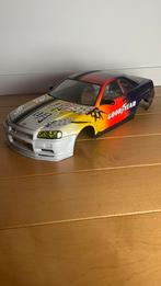Killerbody r34 gtr rc drift body 1/10, Hobby en Vrije tijd, Elektro, Ophalen of Verzenden, Zo goed als nieuw, Schaal 1:10