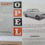 Onderhoudsboekje Handleiding Opel Kadett, Ophalen of Verzenden