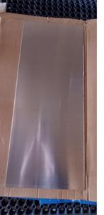 aluminium plaat, Ophalen of Verzenden, Zo goed als nieuw, Aluminium