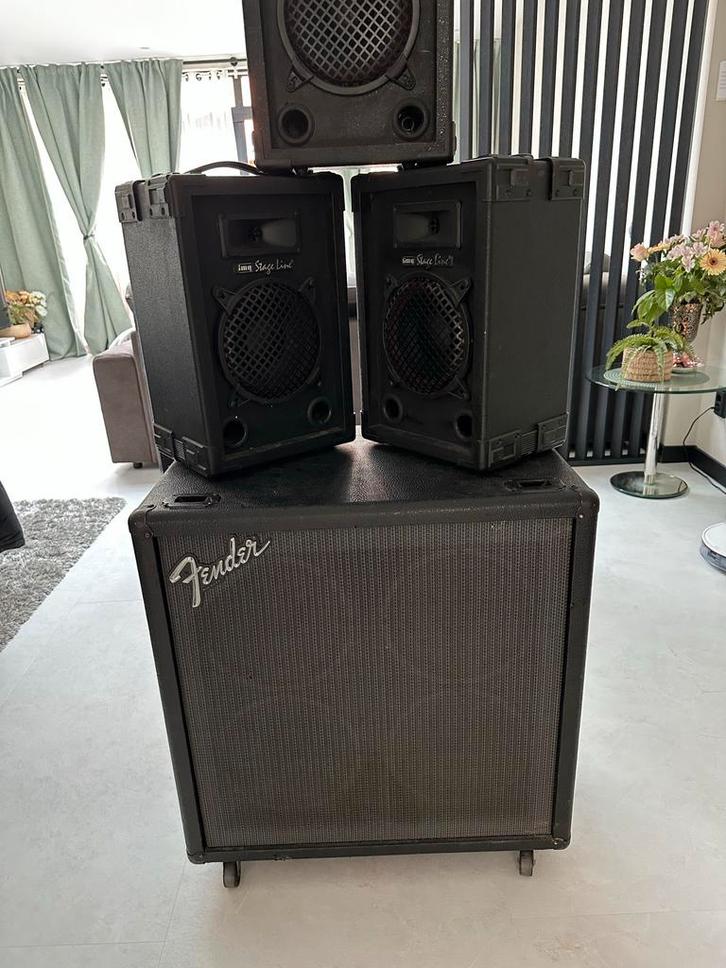 Samsung Home Cinema Set + Fender Subwoofer, Audio, Tv en Foto, Luidsprekers, Gebruikt, Complete surroundset, 120 watt of meer