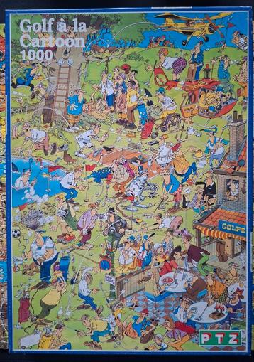 Van Haasteren PTZ puzzeGolf à la Cartoon  1000 stukjes beschikbaar voor biedingen