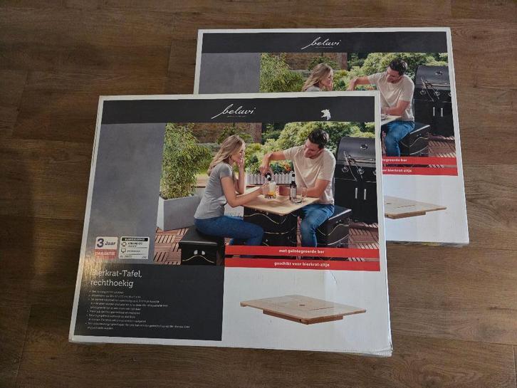 Bierkrat statafel, Huis en Inrichting, Tafels | Statafels, Nieuw, Ophalen of Verzenden